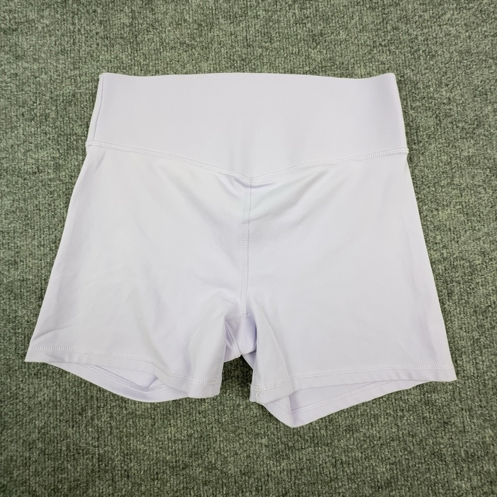 Fabletics Biker Shorts Womens Large Purple PureLuxe High Rise 4 Inch Inseam